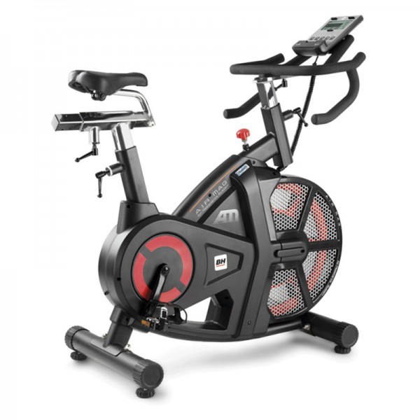 Bicicleta BH Fitness AirMag: combinação perfeita entre uma bicicleta de ciclo indoor potente e um sistema de resistência de ar Bicicleta BH Fitness AirMag: combinação perfeita entre uma bicicleta de ciclo indoor potente e um sistema de resistência de ar