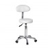 Banco com respaldo Fast Plus: Desenho ergonómico, base cromada com cinco rodas e altura regulable - Cor: Branco - Referência: A26.1023AB2 Banco com respaldo Fast Plus: Desenho ergonómico, base cromada com cinco rodas e altura regulable - Cor: Branco - Referência: A26.1023AB2