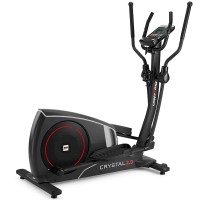 Bicicleta elíptica Crystal 2.0 BH Fitness com ecrã LCD: fácil acesso, desenho moderno e volante trasero Bicicleta elíptica Crystal 2.0 BH Fitness com ecrã LCD: fácil acesso, desenho moderno e volante trasero
