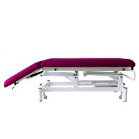 Camilla elétrica de dois corpos Kinefis Quality Colors: Com rodas escamoteables, respaldo reclinable por pistão de gás, estrutura de grande estabilidade, orifício facial e uma relação qualidade-aprecio inigualable