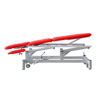 Marquesa hidráulica de três corpos Kinefis Quality multifuncional: com estrutura de aço soldado, regulação em altura com duas pedales, rodas escamoteables, braços regulables e orifÃcio facial Marquesa hidráulica de três corpos Kinefis Quality multifuncional: com estrutura de aço soldado, regulação em altura com duas pedales, rodas escamoteables, braços regulables e orifÃcio facial