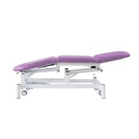 Marquesa hidráulica de três corpos Kinefis Quality: com estrutura de aço soldado, regulação em altura com duas pedales, rodas escamoteables e orifÃcio facial Marquesa hidráulica de três corpos Kinefis Quality: com estrutura de aço soldado, regulação em altura com duas pedales, rodas escamoteables e orifÃcio facial