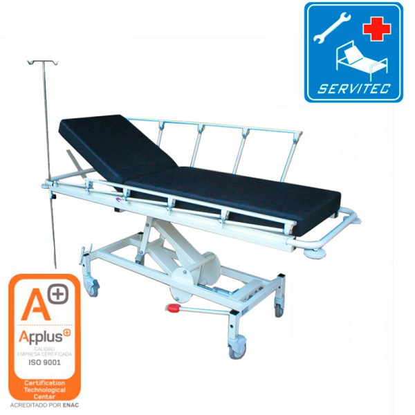 Carroça Marquesa de Urgências Kinefis Mercury I, com estrutura de grande robustez e durabilidade e portasoros incluído Carroça Marquesa de Urgências Kinefis Mercury I, com estrutura de grande robustez e durabilidade e portasoros incluído