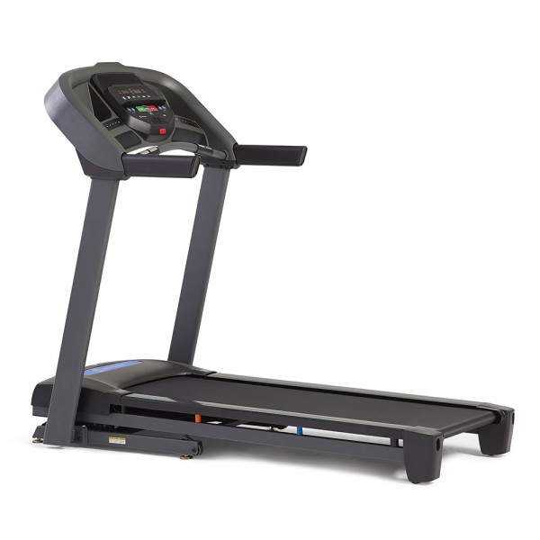 Fita de correr plegable Horizon Fitness T101: faz com que seja fácil começar e ter um treinamento de melhor qualidade e mais inteligente Fita de correr plegable Horizon Fitness T101: faz com que seja fácil começar e ter um treinamento de melhor qualidade e mais inteligente