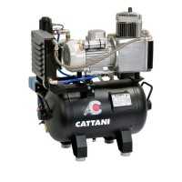 Compresor odontológico Cattani AC 100. Para uma equipa dental com secador de ar e livre de azeite