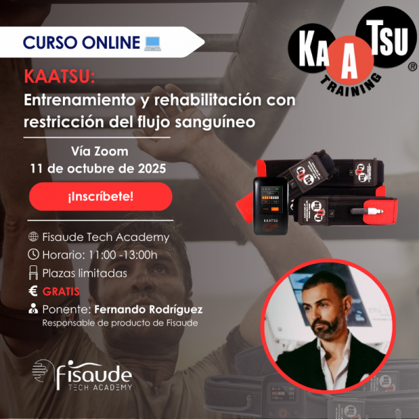 Curso on-line: Treinamento e reabilitação com restrição do fluxo sanguíneo - KAATSU - 11 de outubro de 2025 - Via ZOOM Curso on-line: Treinamento e reabilitação com restrição do fluxo sanguíneo - KAATSU - 11 de outubro de 2025 - Via ZOOM