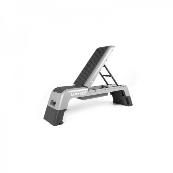 Plataforma de exercícios multifuncional Deck Ou'Live: Step normal + banco reclinable ajustable Plataforma de exercícios multifuncional Deck Ou'Live: Step normal + banco reclinable ajustable