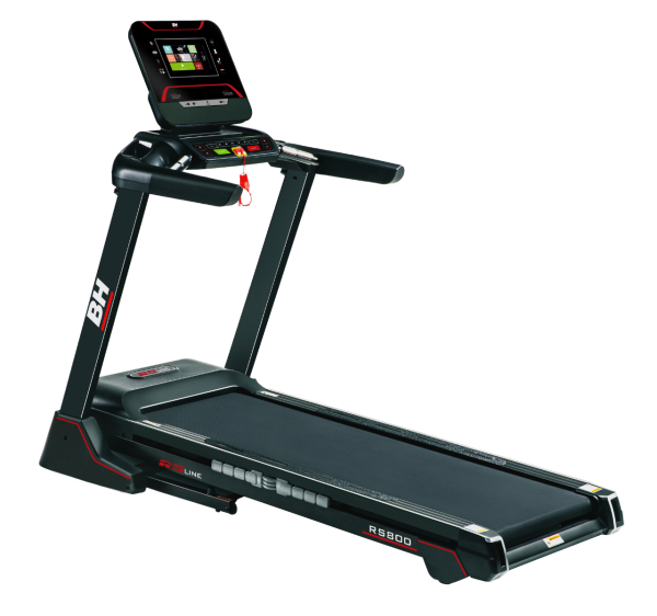 Fita de correr RS800 Multimédia BH Fitness: conta com um ecrã táctil que permite visualizar diverso conteúdo multimédia Fita de correr RS800 Multimédia BH Fitness: conta com um ecrã táctil que permite visualizar diverso conteúdo multimédia