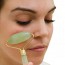 Rolo de Jade para Masaje Facial: Ideal para masaje facial, efeito antiarrugas, tensor e antiestrés
