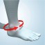 Férula para Pé Equino: Utiliza-se para a deformidad do pé caído