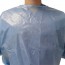 Batas descartáveis impermeables de 52 gr: EPI categoria III, com punhos de algodão e fechamento trasero, sem látex (5 unidades) Batas descartáveis impermeables de 52 gr: EPI categoria III, com punhos de algodão e fechamento trasero, sem látex (5 unidades)