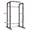Power Cage com polia BH Fitness: suporte para perna, polia alta e baixa e suporte para armazenar discos Power Cage com polia BH Fitness: suporte para perna, polia alta e baixa e suporte para armazenar discos