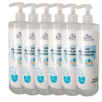 Caixa de 6 unidades de Gel Hidroalcohólico higienizante Kinefis RAER 500 ml Caixa de 6 unidades de Gel Hidroalcohólico higienizante Kinefis RAER 500 ml