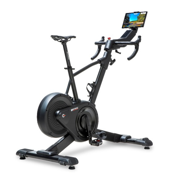 Bicicleta indoor BH Exercycle R: Smart Bike com a novidade bielas ajustables entre 170 e 175 mm e manillar multiposición que permite ajustar o reach da bicicleta Bicicleta indoor BH Exercycle R: Smart Bike com a novidade bielas ajustables entre 170 e 175 mm e manillar multiposición que permite ajustar o reach da bicicleta