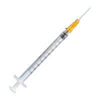 Jeringa desechable sem espaço morto - 1ml - 25G 1" - Idóneas para a vacinação contra a COVID (caixa 100 unidades)
