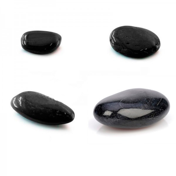 Jogo de pedras quentes para masaje termal (2 tamanhos diferentes)