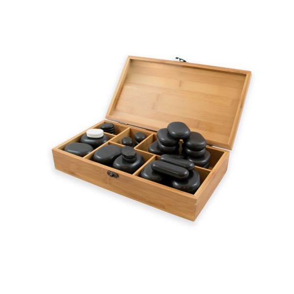 Pedras quentes de basalto Breathe: Ideais para massagems e terapias Pedras quentes de basalto Breathe: Ideais para massagems e terapias