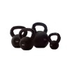 Kettlebell de competição recobertos de borracha cor negra (vários pesos disponíveis)
