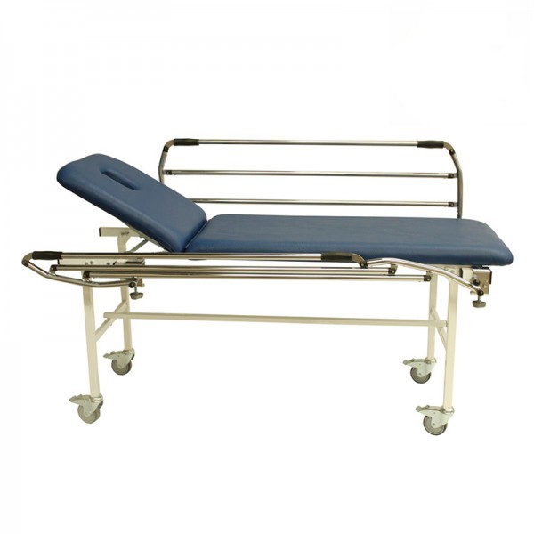 Marquesa fixa de dois corpos Kinefis Extreme: com estrutura de aço soldado, respaldo regulable, patas e corrimões plegables e buraco facial Marquesa fixa de dois corpos Kinefis Extreme: com estrutura de aço soldado, respaldo regulable, patas e corrimões plegables e buraco facial