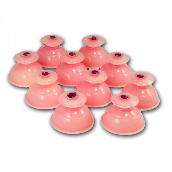 Kit de 10 Ventosas de Silicona Sem Succionador Kit de 10 Ventosas de Silicona Sem Succionador