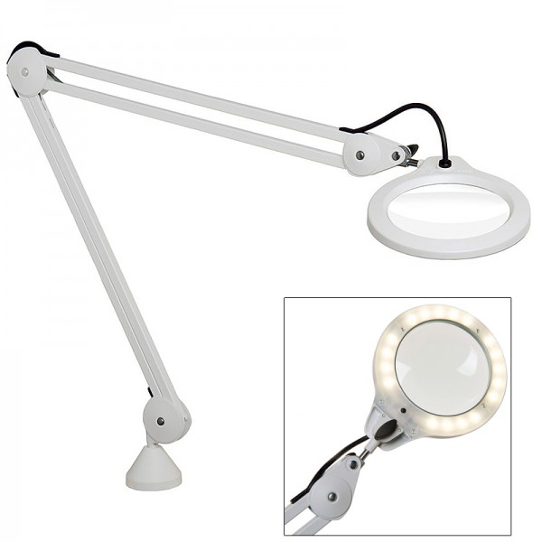 Candeeiro lupa LFM LED 10W com três acréscimos: Elimina virtualmente as sombras Candeeiro lupa LFM LED 10W com três acréscimos: Elimina virtualmente as sombras