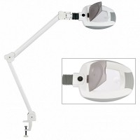 Candeeiro lupa LED de luz fria Ampli com três acréscimos (baseie fixação por mordaza) Candeeiro lupa LED de luz fria Ampli com três acréscimos (baseie fixação por mordaza)