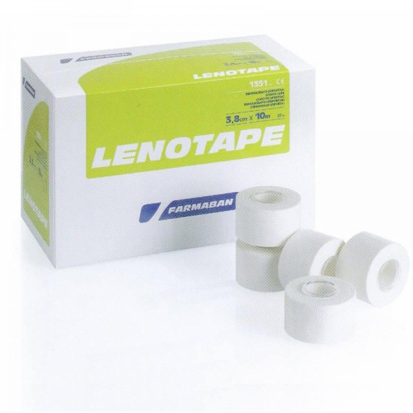 Lenotape 3,8 cm x 10 mts: Tampe adesivo inelástico