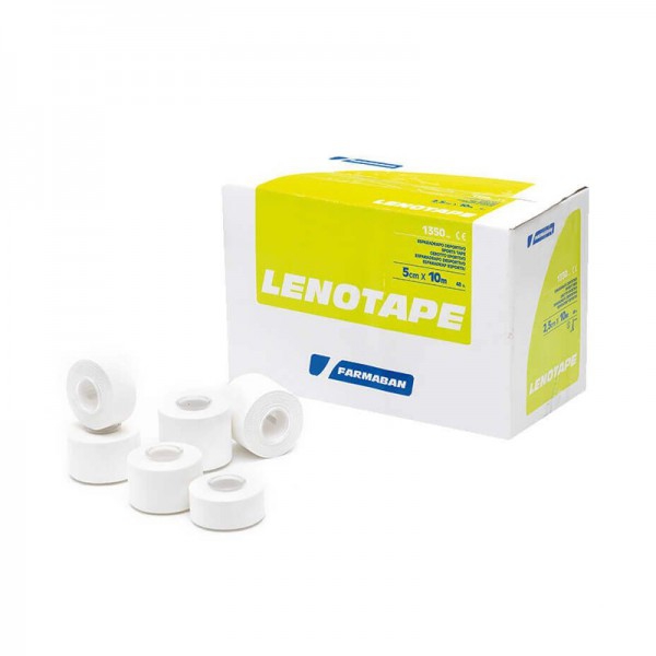 Lenotape 5cm X 10 mts: Ligadura inelástica desportiva Lenotape 5cm X 10 mts: Ligadura inelástica desportiva