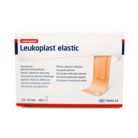 Tirita Leukoplast Elastic retangular 19 x 75 mm sem latex (caixa de 100 unidades)