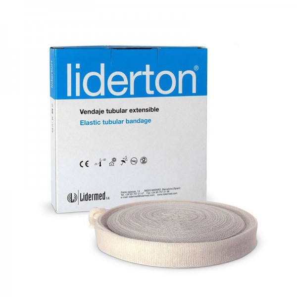 Liderton - Tubiton: Vendaje Extensible Tubular. Ideal para Proteção Baixo Escayola (100% algodão)