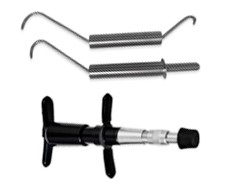 Martelos, ganchos e estruturas para terapia manual Martelos, ganchos e estruturas para terapia manual