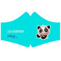 Mascaras sanitárias de teia lavables e reutilizáveis com filtros: com serigrafia de osito panda (Talha - Infantil) (Inclui só um filtro) Mascaras sanitárias de teia lavables e reutilizáveis com filtros: com serigrafia de osito panda (Talha - Infantil) (Inclui só um filtro)