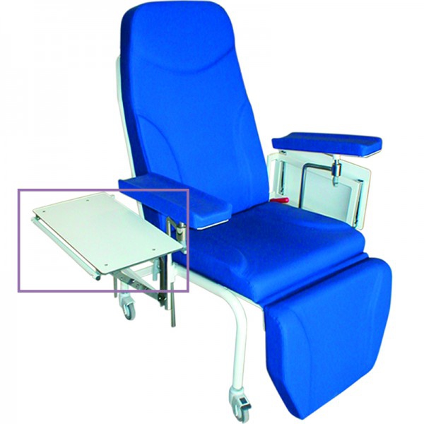 Mesita lateral de compacto fenólico para cadeirões de extração Eco Mesita lateral de compacto fenólico para cadeirões de extração Eco