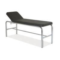 Marquesa fixa de reconhecimento Kinefis Pró: Dois corpos, com estrutura de aço cromado, fabricação nacional e estofado em skay Valência Premium (medidas: 180 x 65 x 70cm) Marquesa fixa de reconhecimento Kinefis Pró: Dois corpos, com estrutura de aço cromado, fabricação nacional e estofado em skay Valência Premium (medidas: 180 x 65 x 70cm)