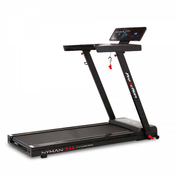 Fita de correr Nyman Ultra-plegable BH Fitness: com até 16 Km/h e uma superfície de carreira de 45 cm Fita de correr Nyman Ultra-plegable BH Fitness: com até 16 Km/h e uma superfície de carreira de 45 cm