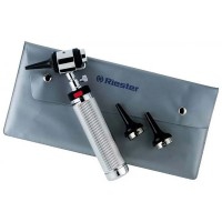 Otoscopio/Oftalmoscopio Riester uni III May de vazio de 2.7V, com cabo para pilhas tipo C e com reostato Otoscopio/Oftalmoscopio Riester uni III May de vazio de 2.7V, com cabo para pilhas tipo C e com reostato