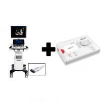Pack poupança: Ecógrafo portátil Chison CBit6 + sonda linear 4.0-15.0 MHz + APS e4 dispositivo de electrólisis percutánea terapêutica