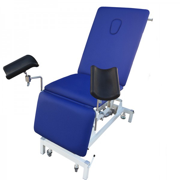 Jogo de dois perneras ginecologia de Goepel: Em aço inoxidável, com rótula, acople fixo em marquesa de bucha e maneta Jogo de dois perneras ginecologia de Goepel: Em aço inoxidável, com rótula, acople fixo em marquesa de bucha e maneta