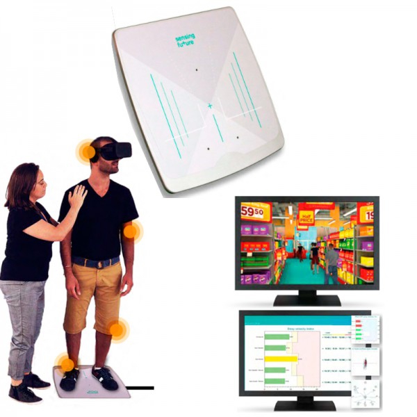 PhysioSensing Vestibular: Plataforma de força V Vertigo e software de equilíbrio para a reeducación vestibular PhysioSensing Vestibular: Plataforma de força V Vertigo e software de equilíbrio para a reeducación vestibular