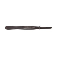 Pinza de disección sem dentes 12.5 cm: Ideal para auriculoterapia (aço inoxidável) Pinza de disección sem dentes 12.5 cm: Ideal para auriculoterapia (aço inoxidável)