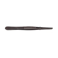 Pinza de disección sem dentes 12.5 cm: Ideal para auriculoterapia (aço inoxidável)