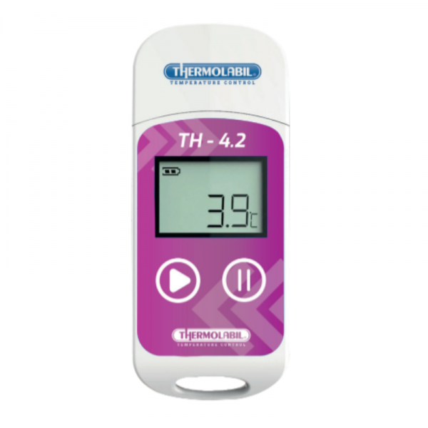 Termómetro TH-4.2: Registador para o controlo da temperatura de frigoríficos para farmácia