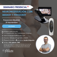 SEMINÁRIO DE NEUROMODULACIÓN COM MEDKEY E PHYSIOKEY - PRESENCIAL - 29 novembro 2025 SEMINÁRIO DE NEUROMODULACIÓN COM MEDKEY E PHYSIOKEY - PRESENCIAL - 29 novembro 2025