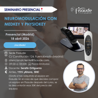 SEMINÁRIO DE NEUROMODULACIÓN COM MEDKEY E PHYSIOKEY - PRESENCIAL - 18 de abril 2026 SEMINÁRIO DE NEUROMODULACIÓN COM MEDKEY E PHYSIOKEY - PRESENCIAL - 18 de abril 2026