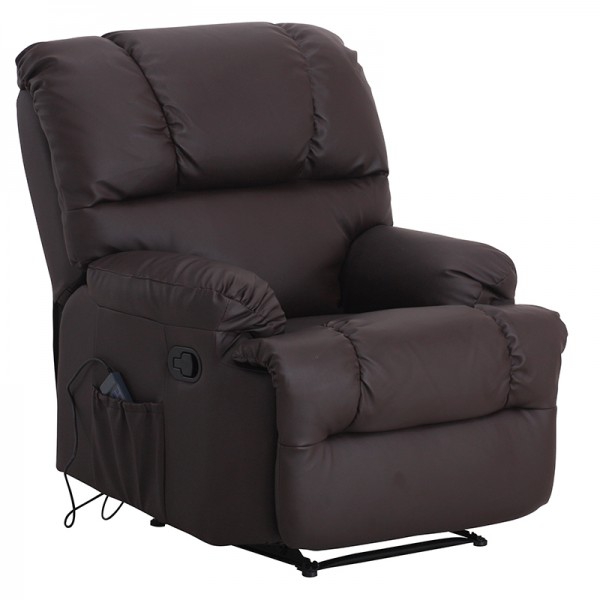 Cadeirão de massagem Irene Manual: Com respaldo reclinable, comando integrado e dez funções de massagem Cadeirão de massagem Irene Manual: Com respaldo reclinable, comando integrado e dez funções de massagem