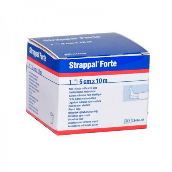 Ligadura Tape Strappal Forte 5 cm X 10 metros: Fita adesiva inelástica Ligadura Tape Strappal Forte 5 cm X 10 metros: Fita adesiva inelástica
