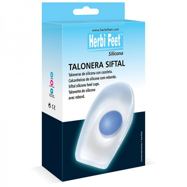 Talonera Siftal Cazoleta Silicona Espolón Lateral (três medidas disponíveis) Talonera Siftal Cazoleta Silicona Espolón Lateral (três medidas disponíveis)