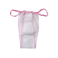Tanga descartável mini mulher em TST de polipropileno de 35 gramas (100 unidades) Tanga descartável mini mulher em TST de polipropileno de 35 gramas (100 unidades)