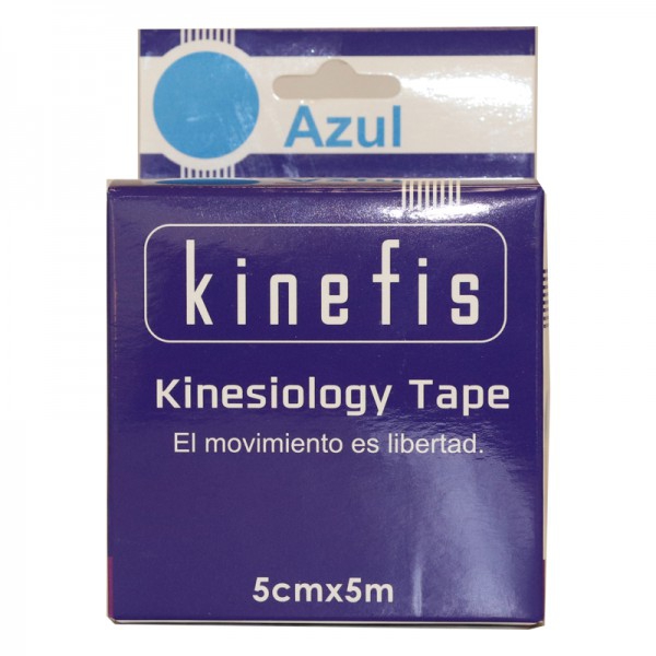 Banda Neuromuscular - Kinefis Kinesiology Tape Azul 5 cm x 5 metros Banda Neuromuscular - Kinefis Kinesiology Tape Azul 5 cm x 5 metros