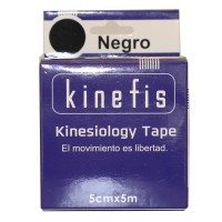 Banda Neuromuscular - Kinefis Kinesiology Tape Preto 5 cm x 5 metros Banda Neuromuscular - Kinefis Kinesiology Tape Preto 5 cm x 5 metros